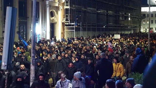 Столичния протест срещу правителството завърши с изпълнение на българския химн 