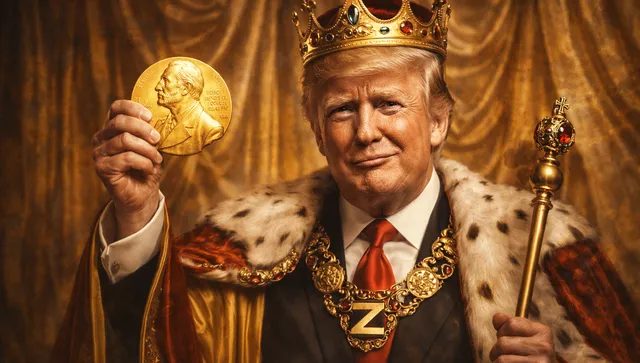  Крал Тръмп тича гол към края на света по „Булевард на президента Доналд Тръмп“