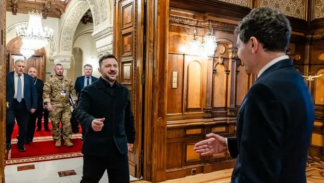 Зеленски и Никушор Дан дискутираха в Букурещ ново стратегическо партньорство