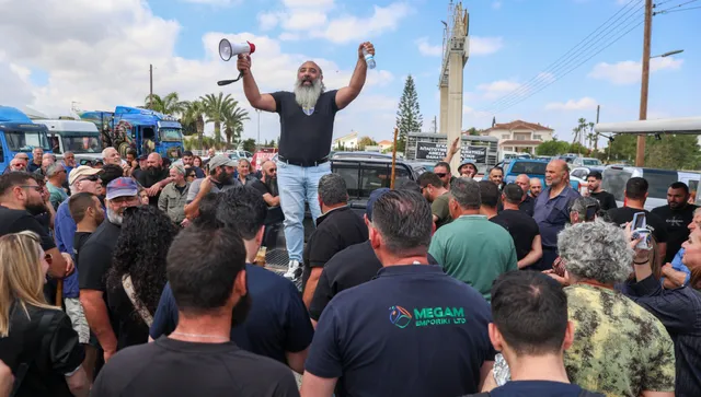 Протест на животновъди посреща евролидерите, събрали се за среща в Кипър