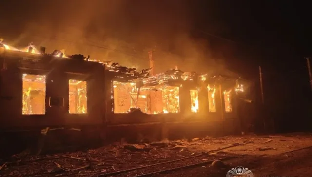 Горящи коли на магистралата Киев-Одеса след руска атака, има жертви, 6 загинаха в Харковско