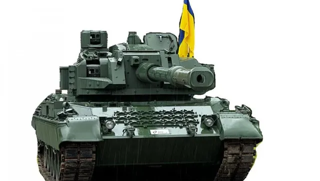На Украйна беше предаден уникален танк „Леопард“: появи се негова снимка