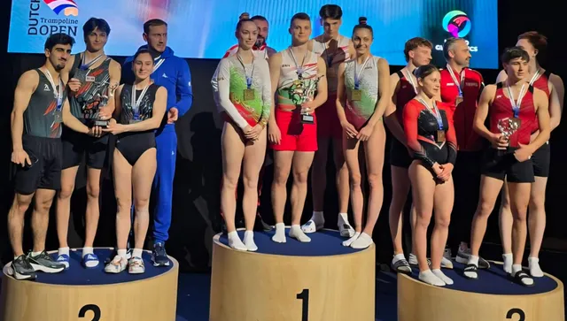 Отборът на България по скокове на батут завоюва първо място в Нидерландия