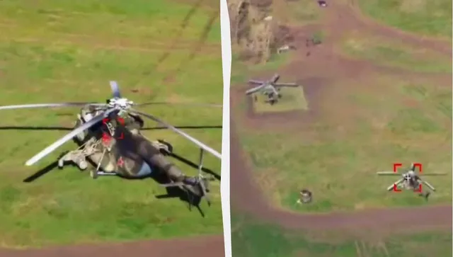„Птиците“ на Украйна поразиха наведнъж два хеликоптера на противника 