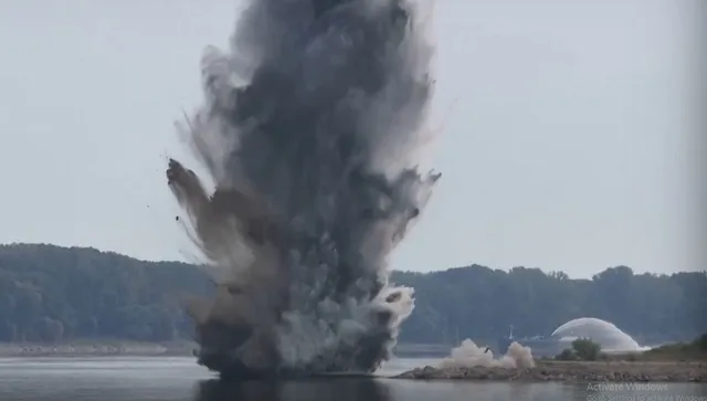 Румънската армия взриви скала в Дунав, за да снабди с вода АЕЦ „Черна вода“ и да предотврати спирането ѝ  