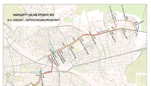 Спряха метрото по Линия 3 между "Орлов мост" и кв. "Хаджи Димитър"