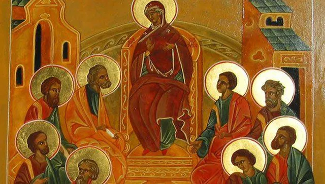 Празнуваме Петдесетница - Светият Дух слиза от небето